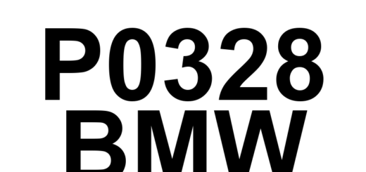 DTC P0328 BMW - Definição em inglês: Knock/Combustion Vibration Sensor 1 Circuit High (Bank 1 or Single Sensor) Definição em Português: Sensor de Detonação/Vibração de Combustão 1 - Circuito com Tensão Alta (Banco 1 ou Sensor Único)