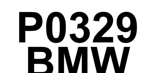 DTC P0329 BMW - Definição em inglês: Knock/Combustion Vibration Sensor 1 Circuit Intermittent (Bank 1 or Single Sensor) Definição em Português: Sensor de Detonação/Vibração de Combustão 1 - Circuito Intermitente (Banco 1 ou Sensor Único)