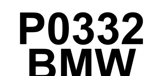 DTC P0332 BMW - Definição em inglês: Knock/Combustion Vibration Sensor 2 Circuit Low (Bank 2) Definição em Português: Sensor de Detonação/Vibração de Combustão 2 - Circuito Baixo (Banco 2)
