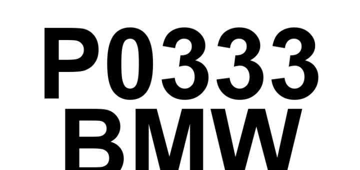 DTC P0333 BMW - Definição em inglês: Knock/Combustion Vibration Sensor 2 Circuit High (Bank 2) Definição em Português: Sensor de Detonação/Vibração de Combustão 2 - Circuito Alto (Banco 2)