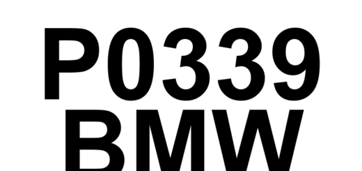 DTC P0339 BMW - Definição em inglês: Crankshaft Position Sensor 'A' Circuit Intermittent Definição em Português: Sensor de Posição do Virabrequim 'A' - Circuito Intermitente