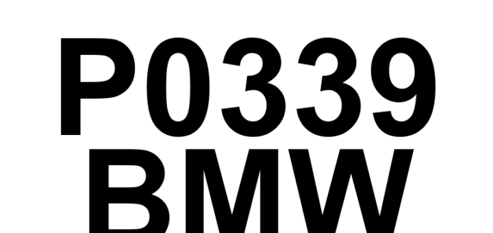 DTC P0339 BMW - Definição em inglês: Crankshaft Position Sensor 'A' Circuit Intermittent Definição em Português: Sensor de Posição do Virabrequim 'A' - Circuito Intermitente