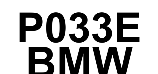 DTC P033E BMW - Definição em inglês: Knock/Combustion Vibration Sensor 4 Circuit Intermittent (Bank 2) Definição em Português: Sensor de Detonação/Vibração de Combustão 4 - Circuito Intermitente (Banco 2)