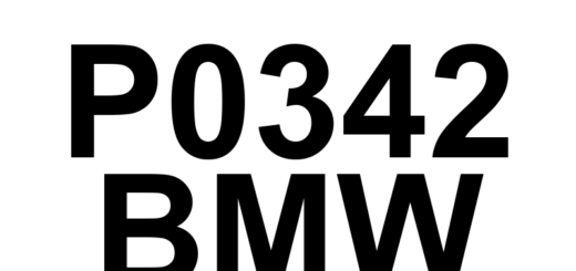 DTC P0342 BMW - Definição em inglês: Camshaft Position Sensor 'A' Circuit Low (Bank 1 or Single Sensor) Definição em Português: Sensor de Posição do Comando de Válvulas 'A' - Circuito Baixo (Banco 1 ou Sensor Único)
