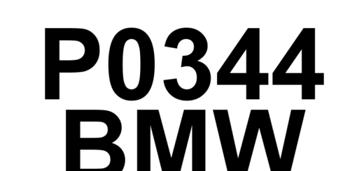 DTC P0344 BMW - Definição em inglês: Camshaft Position Sensor 'A' Circuit Intermittent (Bank 1 or Single Sensor) Definição em Português: Sensor de Posição do Comando de Válvulas 'A' - Circuito Intermitente (Banco 1 ou Sensor Único)