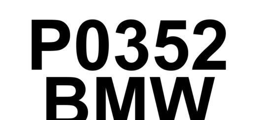 DTC P0352 BMW - Definição em inglês: Ignition Coil 'B' Primary Control Circuit/Open Definição em Português: Circuito Primário da Bobina de Ignição 'B' - Controle Aberto/Em Falha
