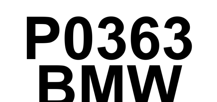 DTC P0363 BMW - Definição em inglês: Misfire Detected - Fueling Disabled Definição em Português: Falha de Ignição Detectada - Abastecimento Desativado
