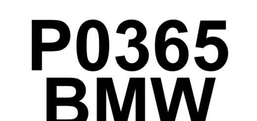 DTC P0365 BMW - Definição em inglês: Camshaft Position Sensor 'B' Circuit (Bank 1) Definição em Português: Sensor de Posição do Eixo de Comando 'B' - Circuito (Banco 1)