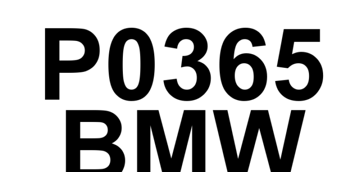 DTC P0365 BMW - Definição em inglês: Camshaft Position Sensor 'B' Circuit (Bank 1) Definição em Português: Sensor de Posição do Eixo de Comando 'B' - Circuito (Banco 1)