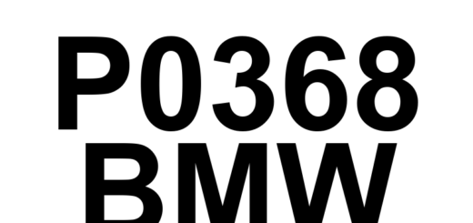 DTC P0368 BMW - Definição em inglês: Camshaft Position Sensor 'B' Circuit High (Bank 1) Definição em Português: Sensor de Posição do Eixo de Comando 'B' - Circuito Alto (Banco 1)