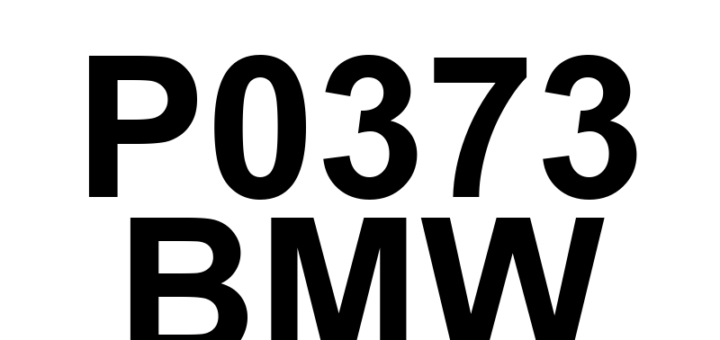 DTC P0373 BMW - Definição em inglês: Timing Reference High Resolution Signal 'A' Intermittent/Erratic Pulses Definição em Português: Sinal de Alta Resolução de Referência de Sincronismo 'A' - Pulsos Intermitentes/Irregulares