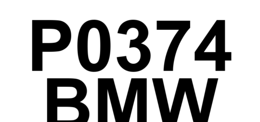 DTC P0374 BMW - Definição em inglês: Timing Reference High Resolution Signal 'A' No Pulses Definição em Português: Sinal de Alta Resolução de Referência de Sincronismo 'A' - Sem Pulsos