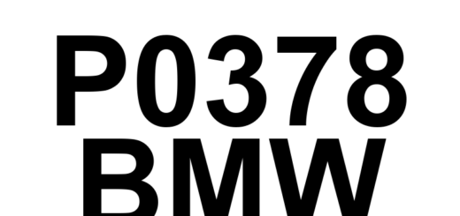 DTC P0378 BMW - Definição em inglês: Timing Reference High Resolution Signal 'B' Intermittent/Erratic Pulses Definição em Português: Sinal de Alta Resolução de Referência de Sincronismo 'B' - Pulsos Intermitentes/Irregulares