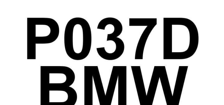 DTC P037D BMW - Definição em inglês: Glow Plug Sense Circuit Definição em Português: Circuito de Detecção da Vela de Aquecimento.