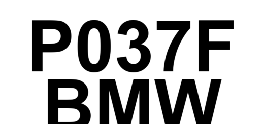 DTC P037F BMW - Definição em inglês: Glow Plug Sense Circuit High Definição em Português: Circuito do Sensor da Vela de Aquecimento - Alta Voltagem