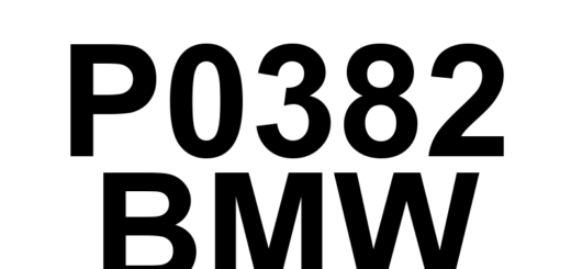 DTC P0382 BMW - Definição em inglês: GLow Plug /Heater Circuit 'B' Definição em Português: Circuito da Vela Incandescente/Aquecedor 'B' - Problema Detectado