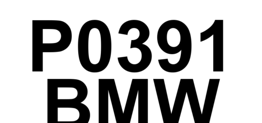 DTC P0391 BMW - Definição em inglês: Camshaft Position Sensor 'B' Circuit Range/Performance (Bank 2) Definição em Português: Sensor de Posição do Eixo de Comando 'B' - Faixa/Desempenho do Circuito (Banco 2)