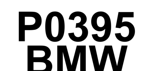 DTC P0395 BMW - Definição em inglês: Cylinder 1 Pressure Sensor Circuit Definição em Português: Circuito do Sensor de Pressão do Cilindro 1 - Problema Detectado