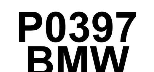 DTC P0397 BMW - Definição em inglês: Cylinder 1 Pressure Sensor Circuit Low Definição em Português: Circuito do Sensor de Pressão do Cilindro 1 - Baixa Tensão
