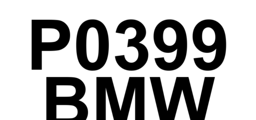DTC P0399 BMW - Definição em inglês: Cylinder 1 Pressure Sensor Circuit Intermittent/Erratic Definição em Português: Sensor de Pressão do Cilindro 1 - Circuito Intermitente/Irregular