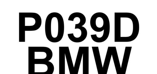 DTC P039D BMW - Definição em inglês: Cylinder 1 Pressure Variation High Definição em Português: Variação Alta na Pressão do Cilindro 1
