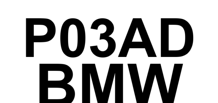 DTC P03AD BMW - Definição em inglês: Cylinder 3 Pressure Sensor Circuit Intermittent/Erratic Definição em Português: Circuito do Sensor de Pressão do Cilindro 3 - Intermitente/Inconsistente