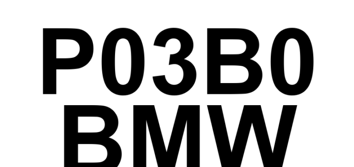 DTC P03B0 BMW - Definição em inglês: Cylinder 3 Pressure Variation Low Definição em Português: Variação de Pressão do Cilindro 3 - Baixa