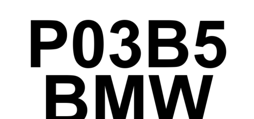 DTC P03B5 BMW - Definição em inglês: Cylinder 4 Pressure Sensor Circuit Low Definição em Português: Circuito do Sensor de Pressão do Cilindro 4 - Baixo