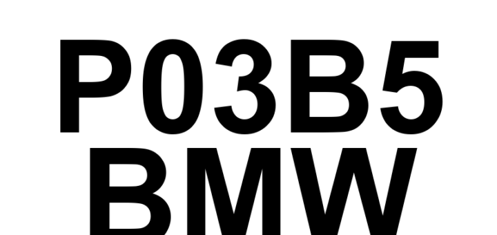 DTC P03B5 BMW - Definição em inglês: Cylinder 4 Pressure Sensor Circuit Low Definição em Português: Circuito do Sensor de Pressão do Cilindro 4 - Baixo