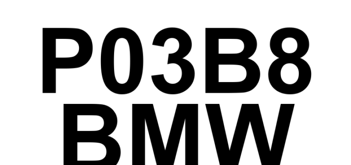 DTC P03B8 BMW - Definição em inglês: Cylinder 4 Pressure Too Low Definição em Português: Cilindro 4 - Pressão Muito Baixa