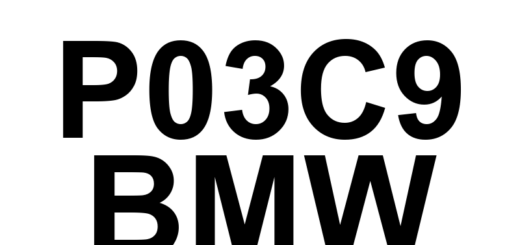 DTC P03C9 BMW - Definição em inglês: Cylinder 6 Pressure Sensor Circuit Low Definição em Português: Sensor de pressão do cilindro 6 - Circuito com baixa tensão.