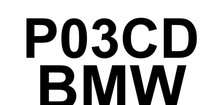 DTC P03CD BMW - Definição em inglês: Cylinder 6 Pressure Too High Definição em Português: Pressão do Cilindro 6 - Muito Alta
