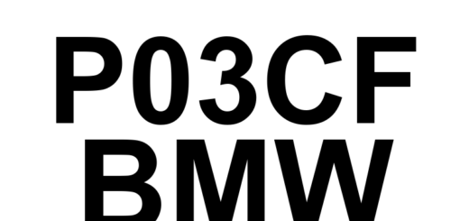 DTC P03CF BMW - Definição em inglês: Cylinder 6 Pressure Variation High Definição em Português: Cilindro 6 - Variação de Pressão Alta