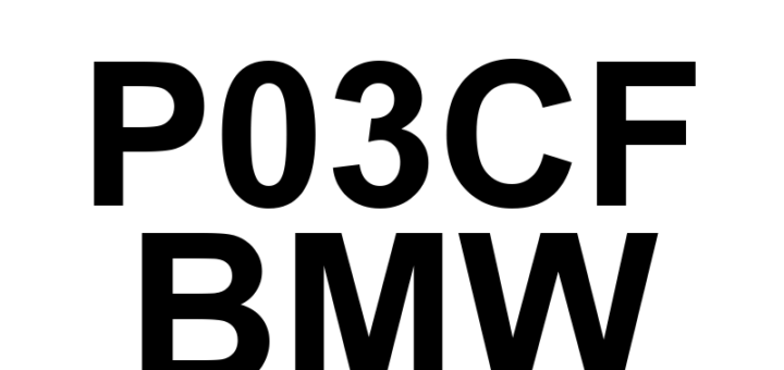 DTC P03CF BMW - Definição em inglês: Cylinder 6 Pressure Variation High Definição em Português: Cilindro 6 - Variação de Pressão Alta