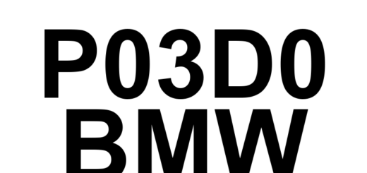 DTC P03D0 BMW - Definição em inglês: Cylinder 6 Combustion Performance Definição em Português: Desempenho da Combustão do Cilindro 6.
