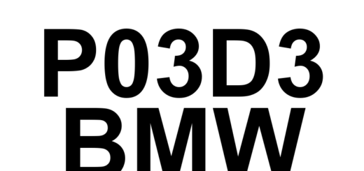DTC P03D3 BMW - Definição em inglês: Cylinder 7 Pressure Sensor Circuit Low Definição em Português: Circuito do Sensor de Pressão do Cilindro 7 - Baixa Tensão