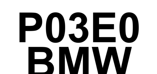 DTC P03E0 BMW - Definição em inglês: Cylinder 8 Pressure Too Low Definição em Português: Pressão do cilindro 8 - Muito baixa (Cilindro 8)
