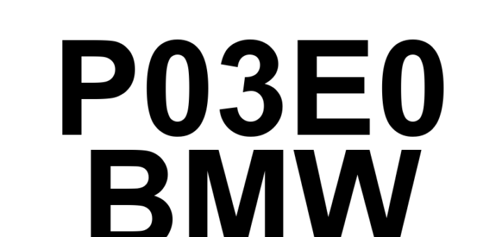 DTC P03E0 BMW - Definição em inglês: Cylinder 8 Pressure Too Low Definição em Português: Pressão do cilindro 8 - Muito baixa (Cilindro 8)