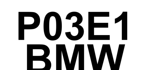 DTC P03E1 BMW - Definição em inglês: Cylinder 8 Pressure Too High Definição em Português: Cilindro 8 - Pressão Muito Alta.