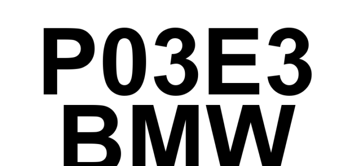 DTC P03E3 BMW - Definição em inglês: Cylinder 8 Pressure Variation High Definição em Português: Cilindro 8 - Variação Alta de Pressão