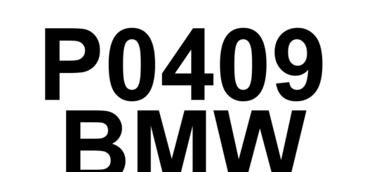 DTC P0409 BMW - Definição em inglês: EGR Sensor 'A' Circuit Definição em Português: Circuito do Sensor 'A' da EGR