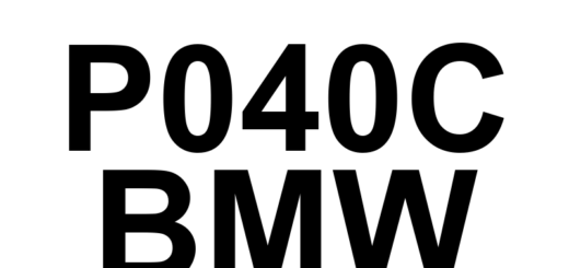 DTC P040C BMW - Definição em inglês: EGR Temperature Sensor 'A' Circuit Low Definição em Português: Sensor de Temperatura da EGR 'A' - Circuito Baixo