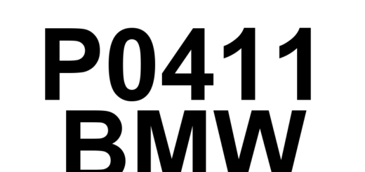 DTC P0411 BMW - Definição em inglês: AIR System 'A' Incorrect Flow Detected Definição em Português: Sistema de Injeção de Ar 'A' - Fluxo Incorreto Detectado