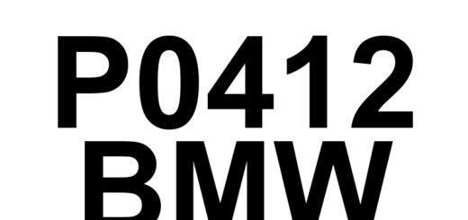 DTC P0412 BMW - Definição em inglês: AIR System Switching Valve 'A' Circuit Definição em Português: Válvula de Comutação do Sistema de Injeção de Ar 'A' - Circuito