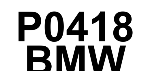 DTC P0418 BMW - Definição em inglês: AIR System Control 'A' Circuit Definição em Português: Circuito de Controle do Sistema de Ar 'A'.