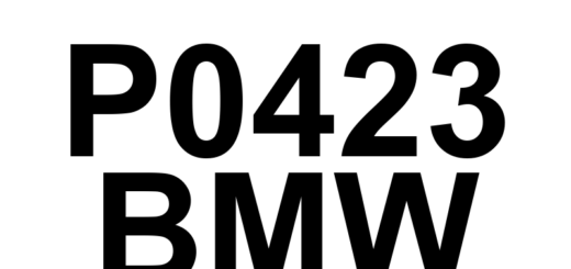 DTC P0423 BMW - Definição em inglês: Heated Catalyst Efficiency Below Threshold (Bank 1 ) Definição em Português: Catalisador aquecido - Eficiência abaixo do limite (Banco 1)