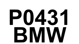 DTC P0431 BMW - Definição em inglês: Catalyst 1 Efficiency Below Threshold (Bank 2) Definição em Português: Catalisador 1 - Eficiência Abaixo do Limite (Banco 2)