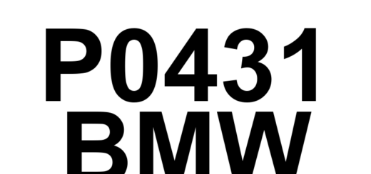 DTC P0431 BMW - Definição em inglês: Catalyst 1 Efficiency Below Threshold (Bank 2) Definição em Português: Catalisador 1 - Eficiência Abaixo do Limite (Banco 2)
